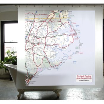 Outerbanks Shower Curtain