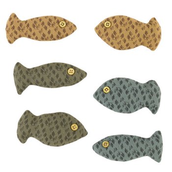 Fabric School of Fish Decoration