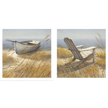 Shoreline Chair and Shoreline Boat Art