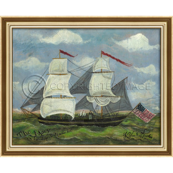 The Mary Framed Ship Art