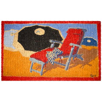 Beach Umbrellas Doormat