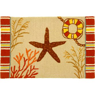 By the Sea Starfish Rug