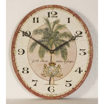 Cayman Islands Oval Clock