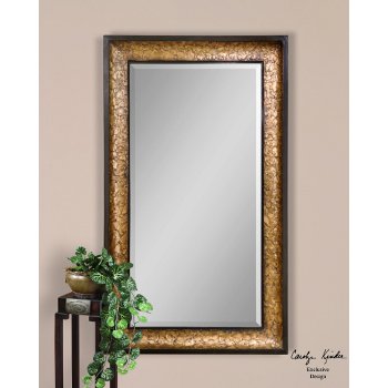 Antiqued Capiz Shell Frame Mirror