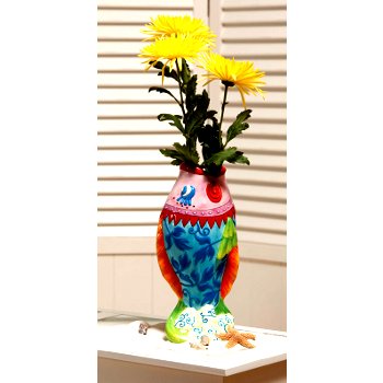 Funky Fish Ceramic Vase