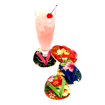 Hibiscus Hula Flip Flop Coasters