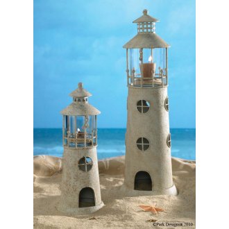 19" Light House Candle Holder