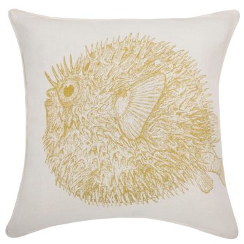 Thomas Paul Puffer Fish Pillow