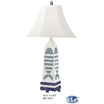 Hanging Fish Table Lamp