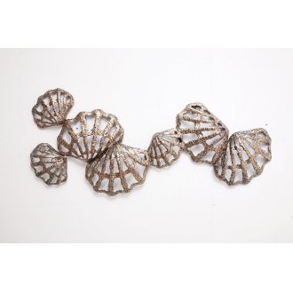 Metal Seashell Wall Decor