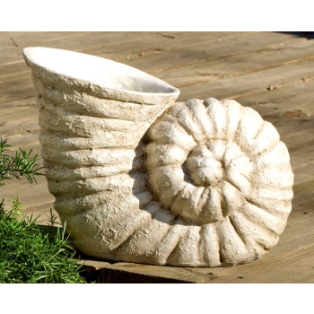 Nautilus Shell Resin Planter