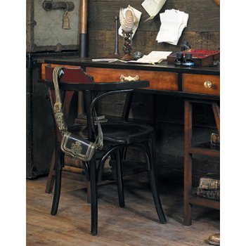 Authentic Models Navy Chair, Black