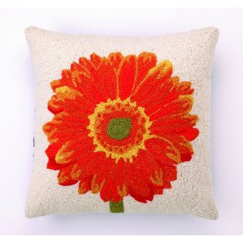 Orange Gerbera Hook Pillow