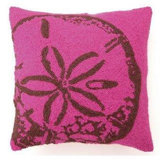 Pink BG Sand Dollar Hook Pillow