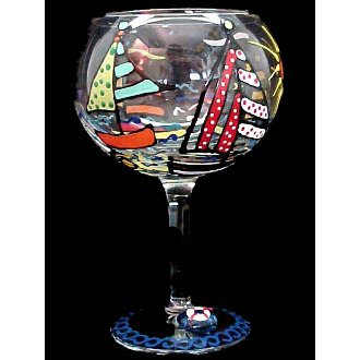 Sailboat Wine Goblets