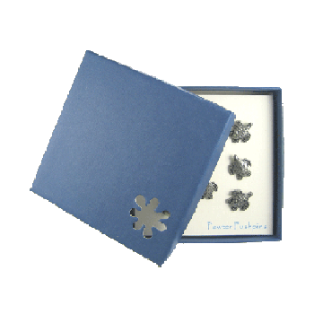 Sea Turtle Pewter Push Pins