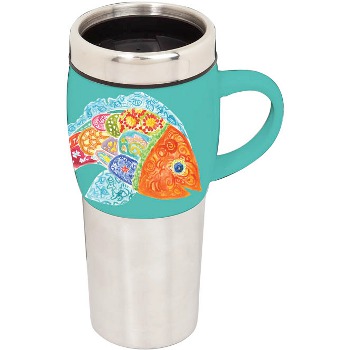 Stainless Steel Ceramic Latte Mug