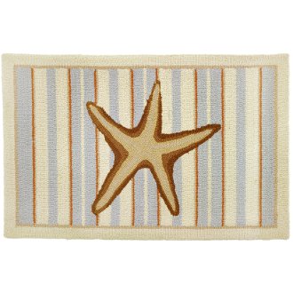 Starfish with Stripes (Neutral) Rug