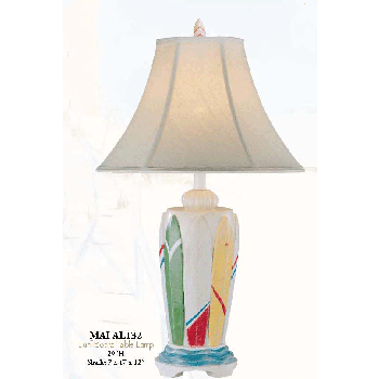 Surf Board Table Lamp