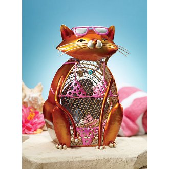 Deco Breeze Beach Kitty Fan 