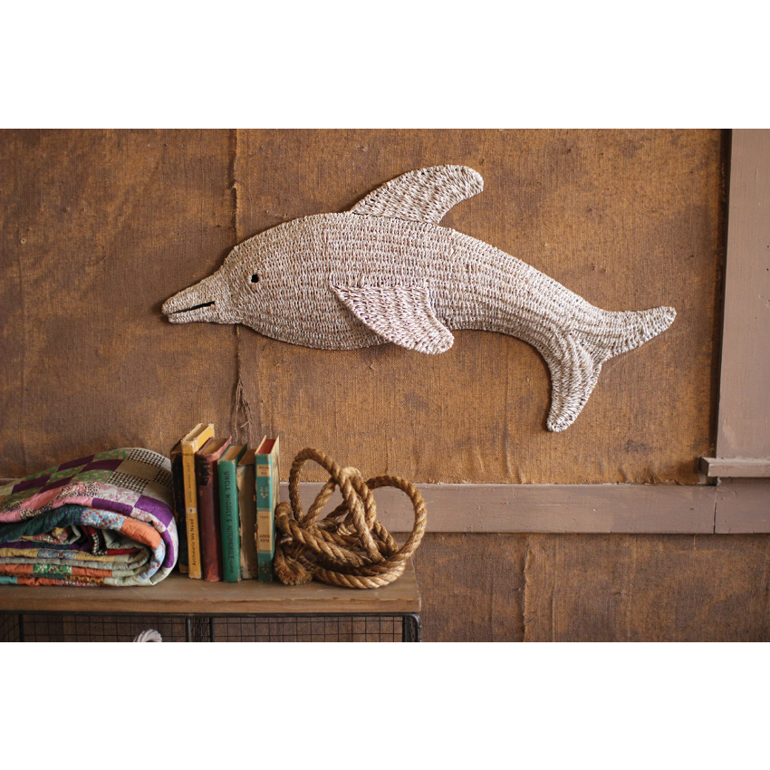 Dolphin Woven Wall Art