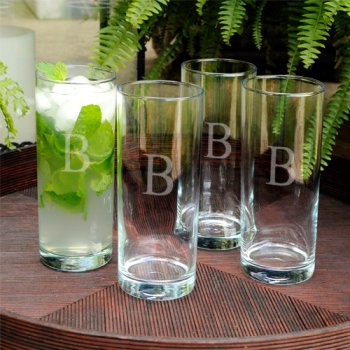 Personalized Portico Cooler Glass Set
