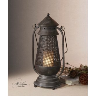 Rustic Lantern Lamp