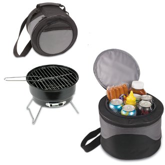 Caliente portable charcoal BBQ grill