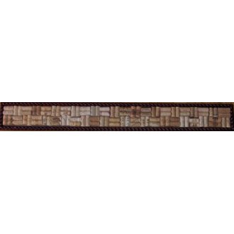 Mahogany Rope Wine Cork Board Strip 42" x 4.5" 