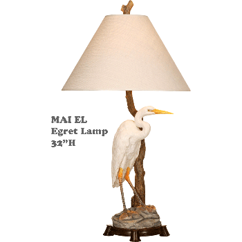 Egret Lamp
