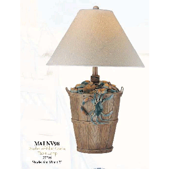Bushel of Blue Crabs Table Lamp