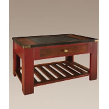 Authentic Models Collector's End Table, Red