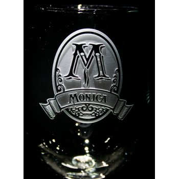 Oval Monogram Glassware