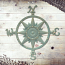 23" Compass Rose Wall D