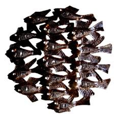 Fish Group Metal Sculpture
