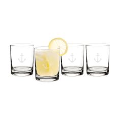 14 Oz. Anchor Drinking Glasses (Set Of 4)