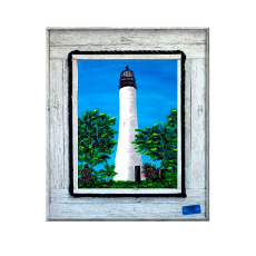 Key West Lighthouse Framed At Print