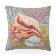Natures Colors Conch Hook Pillow  