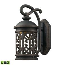 Tuscany Coast - Led 1 Light Exterior Wall Mount In Weathered Charcoal