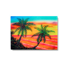 Key West Harbor Sunset Cutting Board