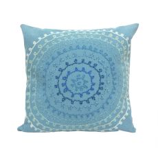 Liora Manne Visions Ii Ombre Threads Indoor/Outdoor Pillow - Blue, 20" Square