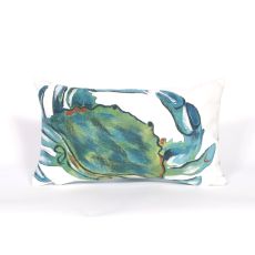 Liora Manne Visions Iii - Blue Crab, 12" By 20"