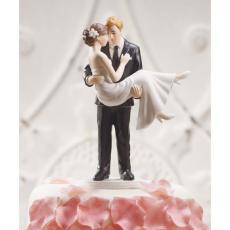 Romantic  Wedding Couple Cake Topper