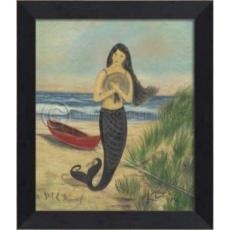 Bit Of Wauwinet Mermaid Framed Art