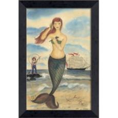 The Call Of The Sea Mermaid Framed Art
