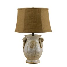 St Tropez Urn Ivory Table Lamp