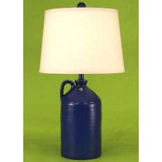 Coastal Lamp 1 Handle Pottery Jug - High Gloss Morning Jewel