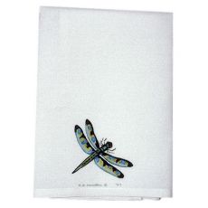 Green Dragonfly Guest Towel