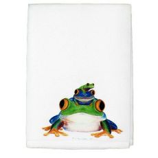 Stacked Frogs Guest Towel