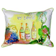 Wine Bottles Large Indoor/Outdoor Pillow 16X20
